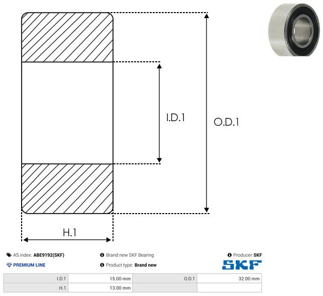 AS-PL ABE9192(SKF) Bearing