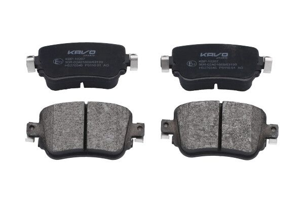 Piduriklotsi komplekt, ketaspidur Kavo Parts KBP-10207