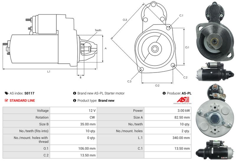 AS-PL S0117 Starter