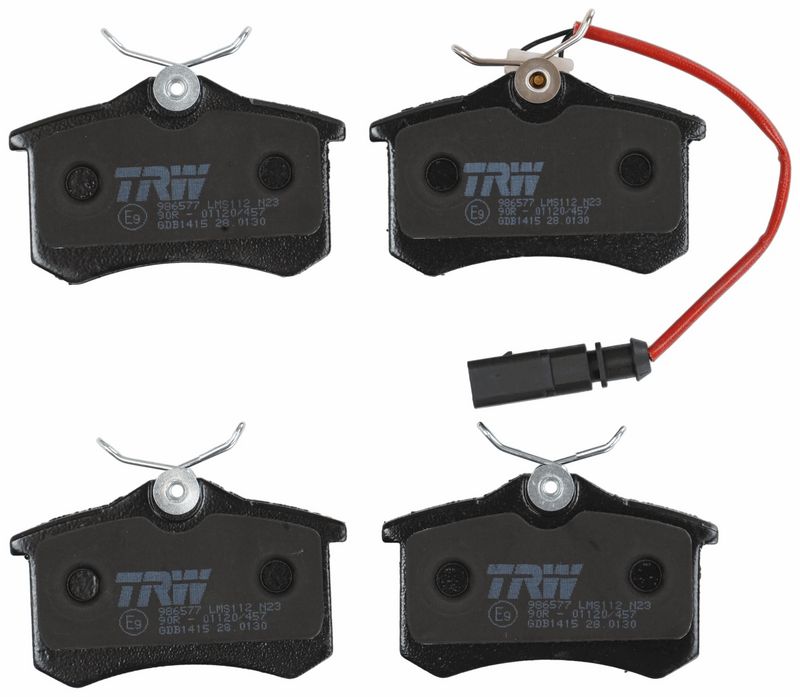 TRW GDB1415 Brake Pad Set, disc brake