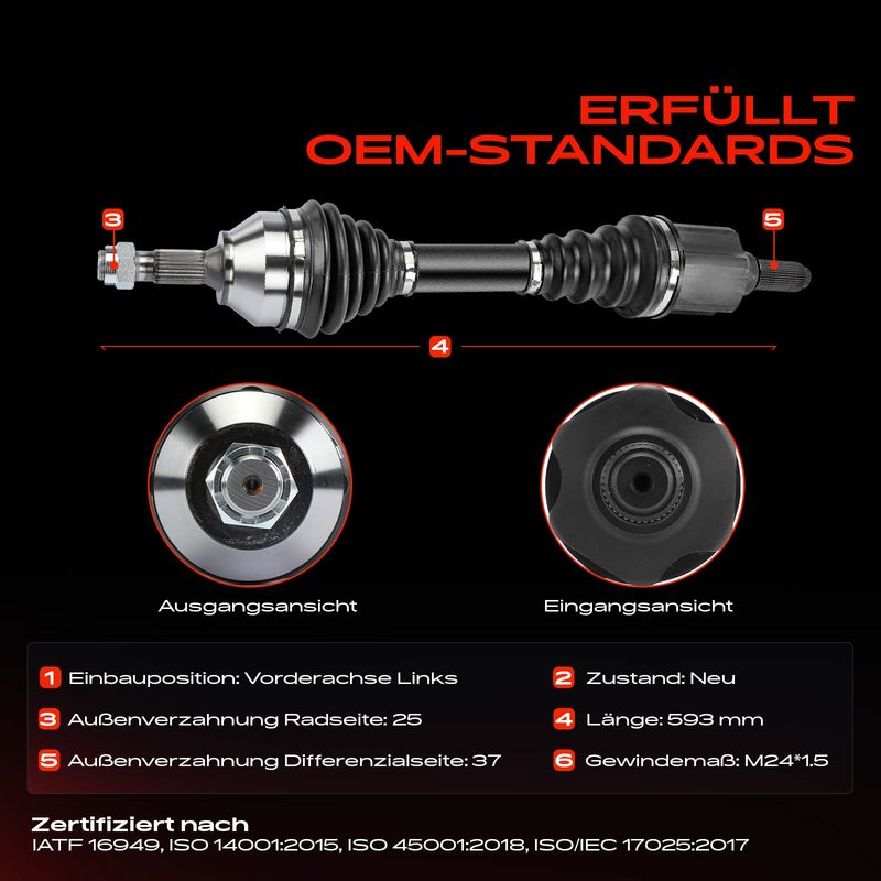 Frankberg 5481FB0030198 Drive Shaft