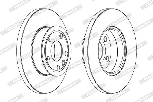 FERODO DDF562C Brake Disc