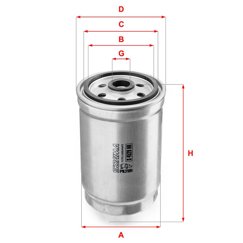 Топливный фильтр SOFIMA S4529NR
