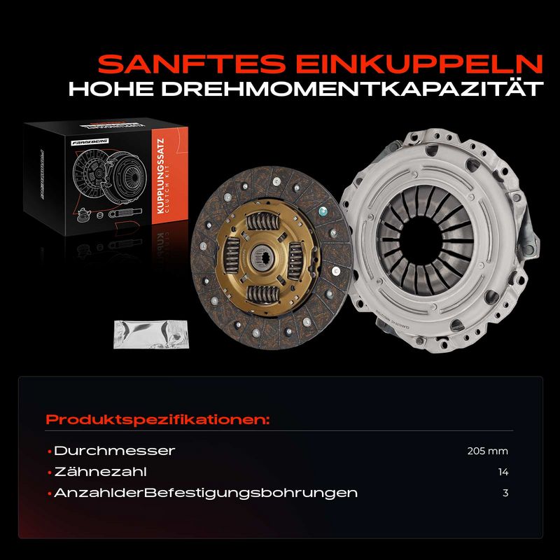Frankberg 5481FB0037502 Clutch Kit