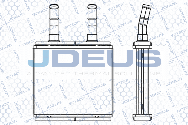 JDEUS Hőcserélő, belső tér fűtés M-254009A