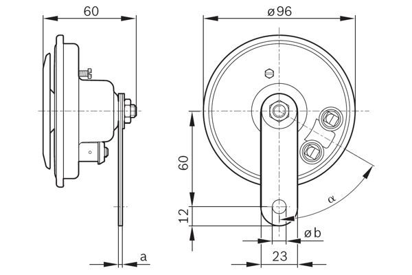 Гудок, Bosch 0986320148