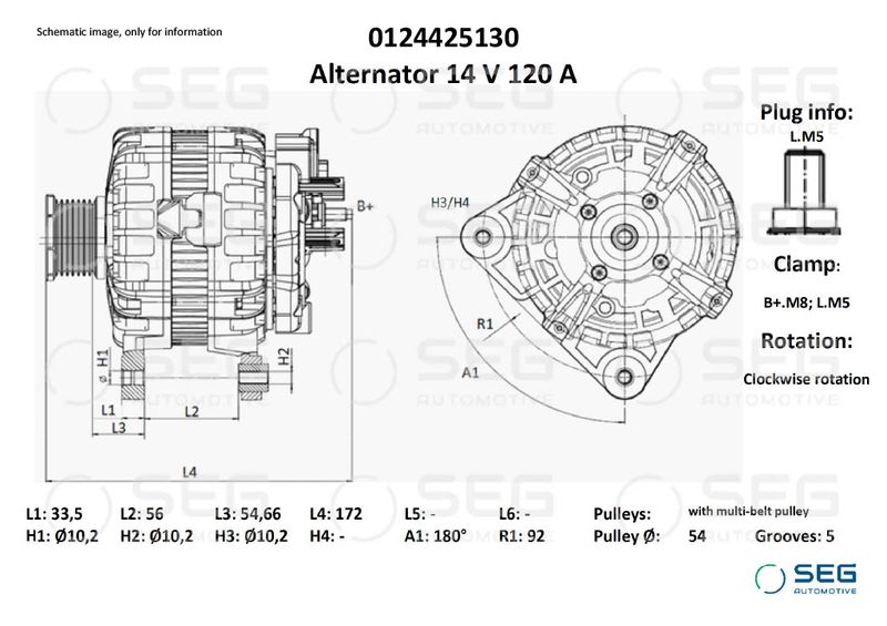 generátor 0124425130