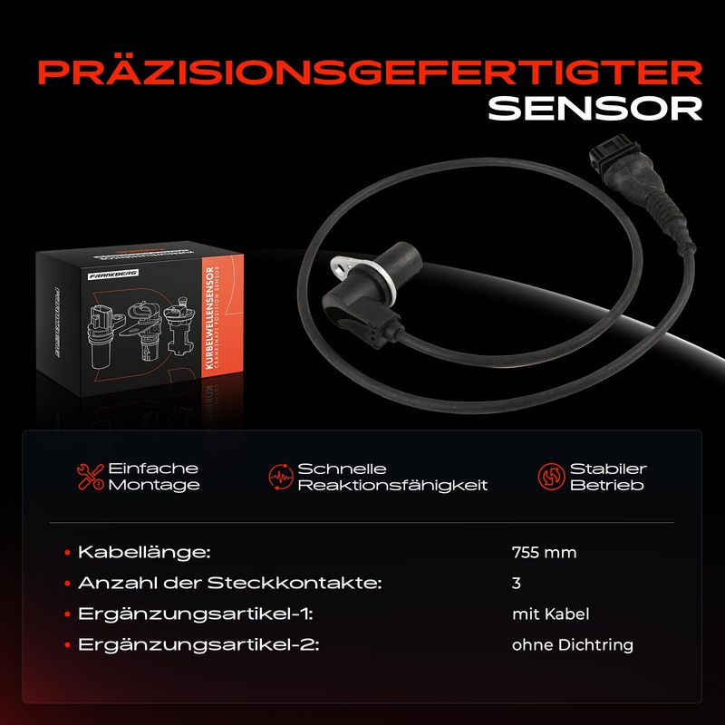 Frankberg 5481FB0007532 Sensor, crankshaft pulse