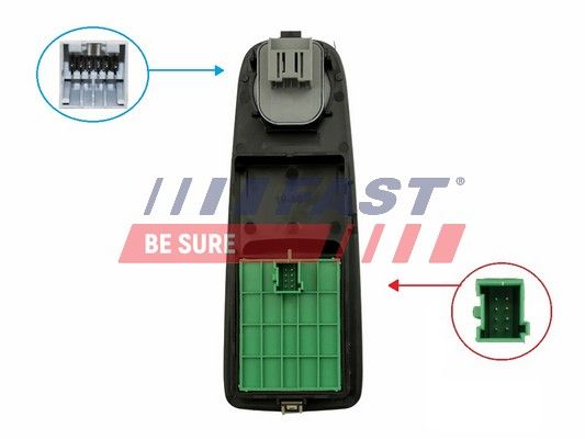 Перемикач, склопідйомник, Fast FT82240
