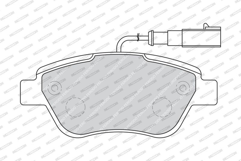 FERODO Plaquettes de frein à disque FDB1946