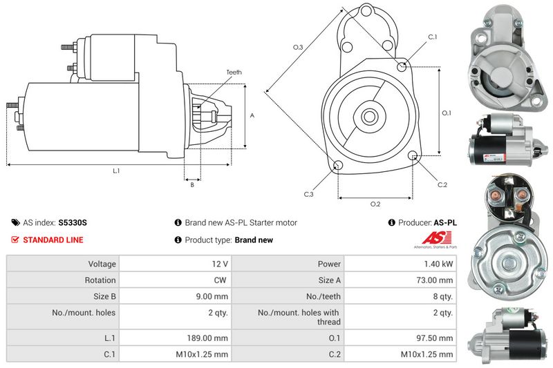 AS-PL S5330S Starter