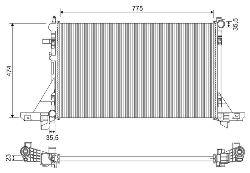 VALEO Radiateur 701953