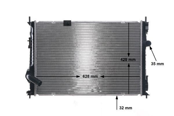MAHLE CR 2058 000S Radiator, engine cooling
