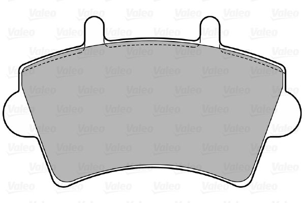 VALEO 598537 Brake Pad Set, disc brake