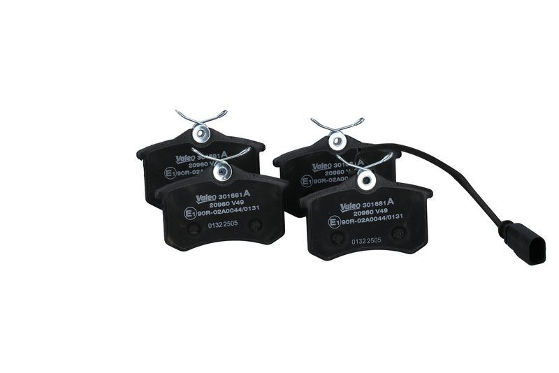 Sada brzdových destiček, kotoučová brzda 301681A