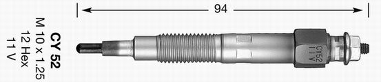 NGK Glow plug CY52 (3017)