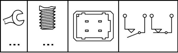 Перемикач стоп-сигналу, Hella 6DD008622-371