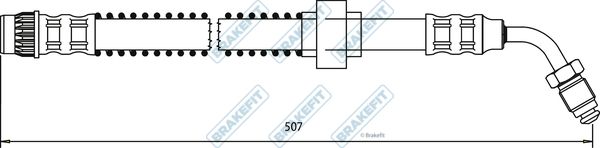 APEC Brake Hose BHO4205