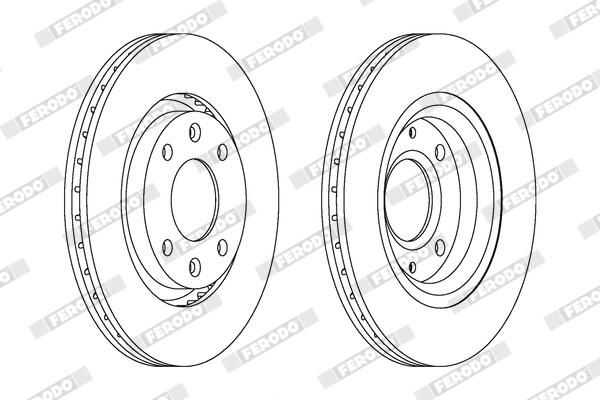 FERODO DDF1140 Brake Disc