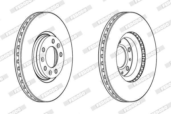 FERODO DDF2156C Brake Disc