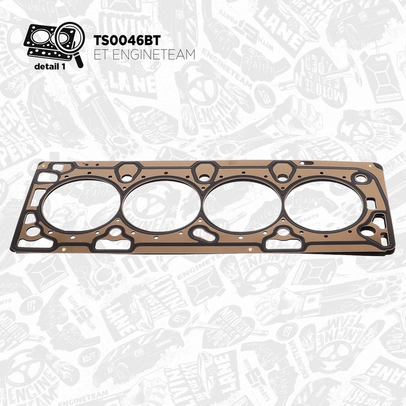 ET ENGINETEAM TS0046BT Gasket Kit, cylinder head