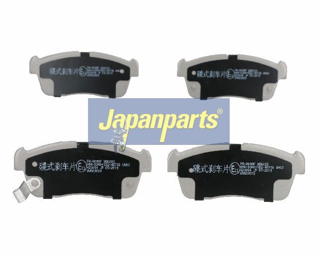 set placute frana,frana disc JAPANPARTS PA-809AF