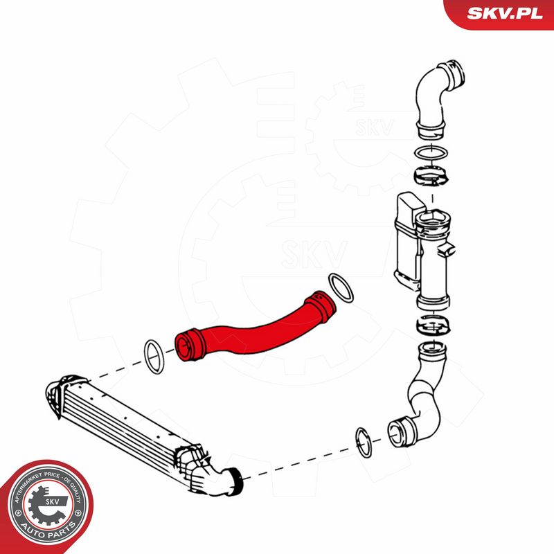 ESEN SKV 24SKV631 Charge Air Hose