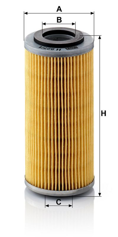 Õlifilter, MANN-FILTER H 827, 1 n
