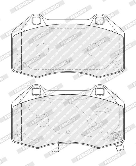 Remblokken set Voor , past: OPEL CORSA D, CORSA E 1.2-1.7D 07.06-
