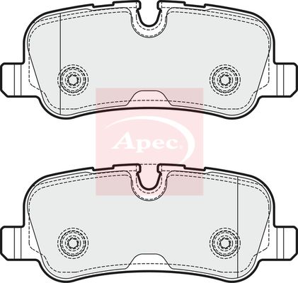 APEC Brake Pad Set, disc brake PAD1733