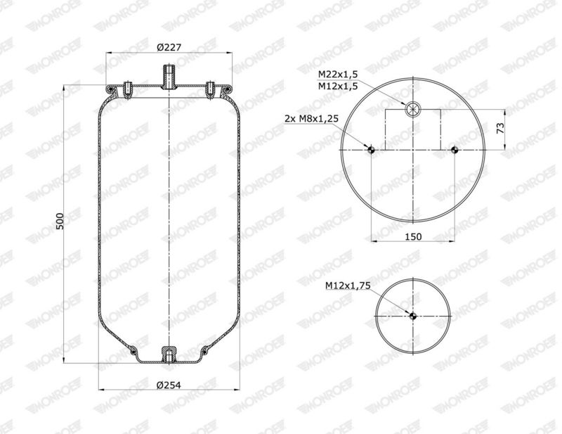 Mech, pneumatické odpružení ASP2126