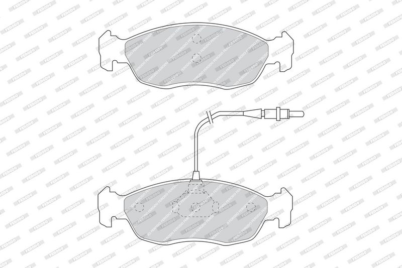 FERODO Plaquettes de frein à disque FDB876