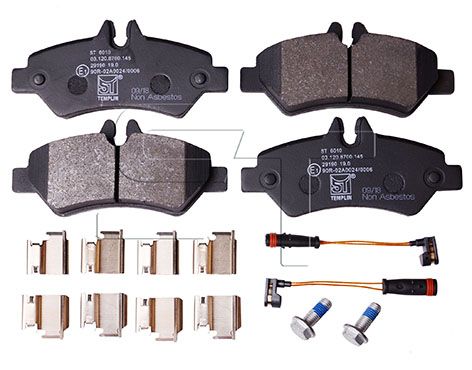 Sada brzdových destiček, kotoučová brzda 03.120.8700.145