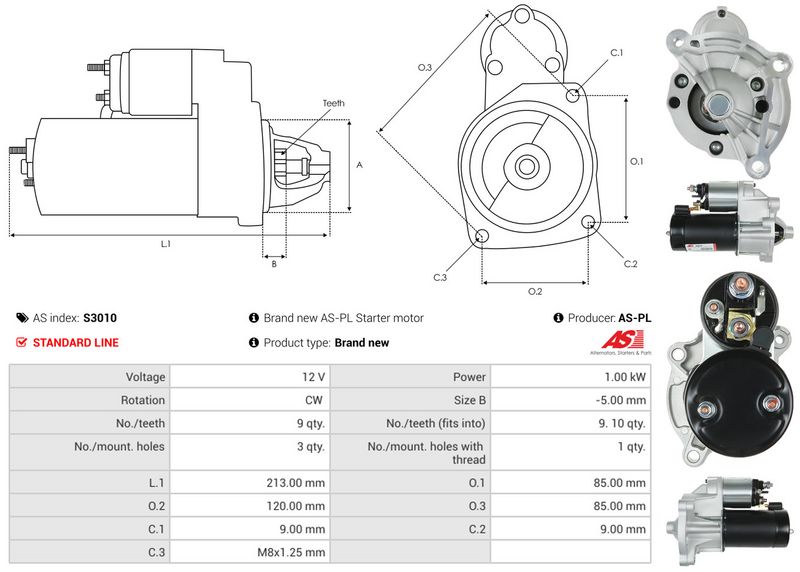 AS-PL S3010 Starter