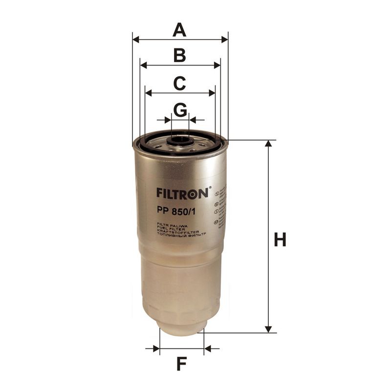 Kütusefilter, FILTRON PP 850, 1