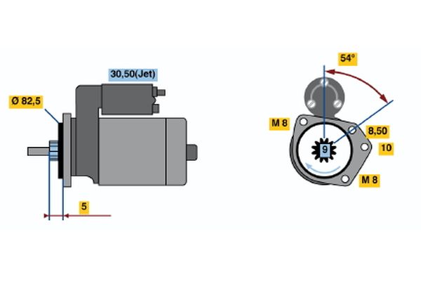 BOSCH 0 986 016 790 Starter