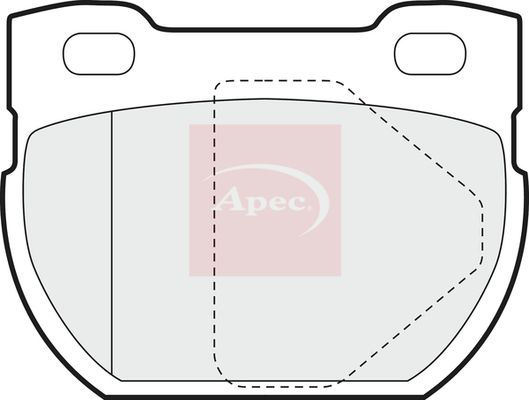 APEC Brake Pad Set, disc brake PAD907