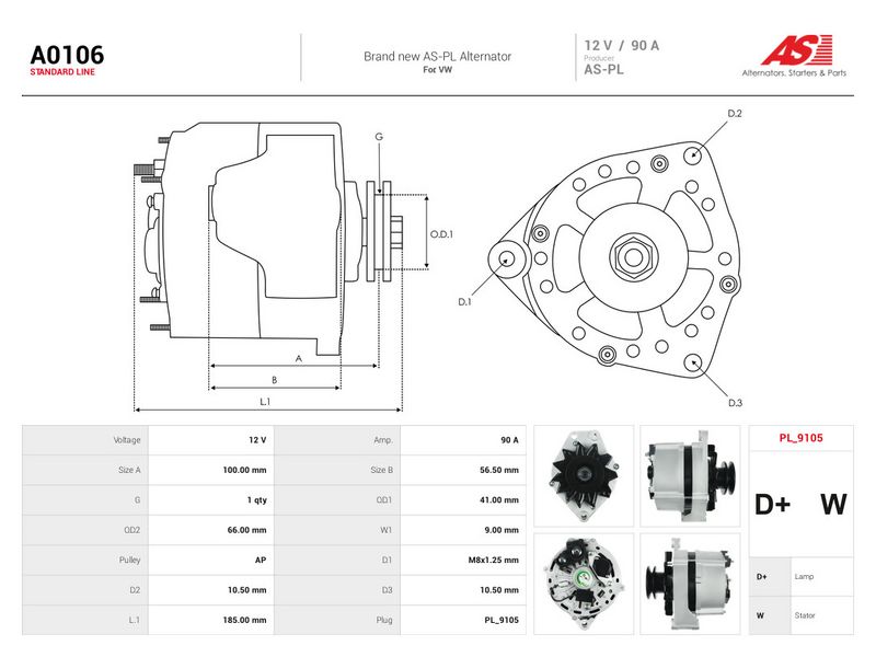 Generaator, AS-PL A0106