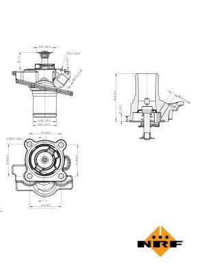 NRF 725079 Thermostat, coolant