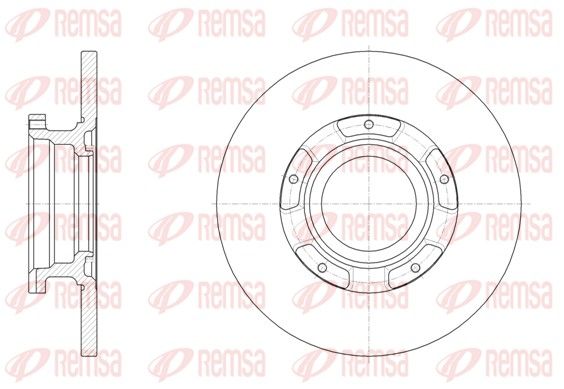 Гальмівний диск, Remsa 61566.00
