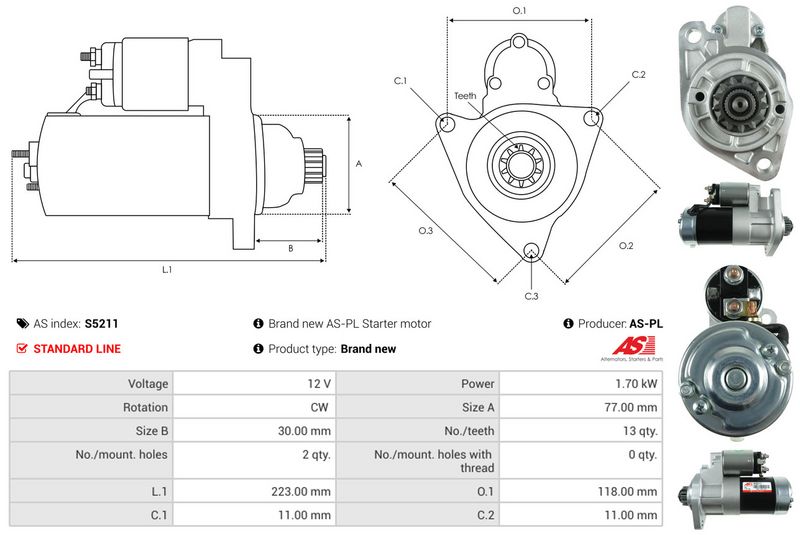 AS-PL S5211 Starter