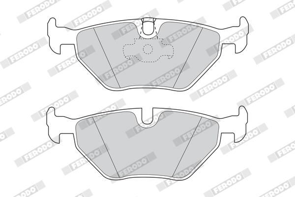 FERODO FDB1075 Brake Pad Set, disc brake