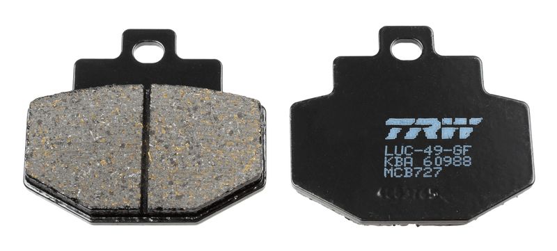 Bremsbelagsatz, Scheibenbremse