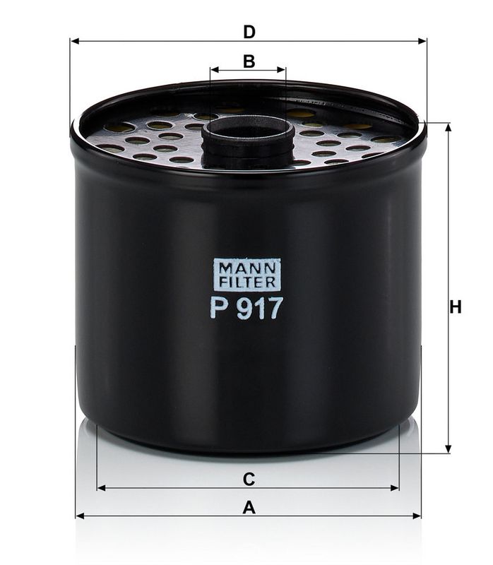 Kütusefilter, MANN-FILTER P 917 x