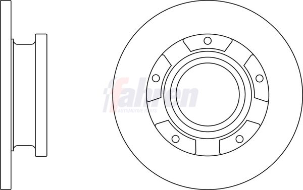 Fahren Brake Disc FBD6736