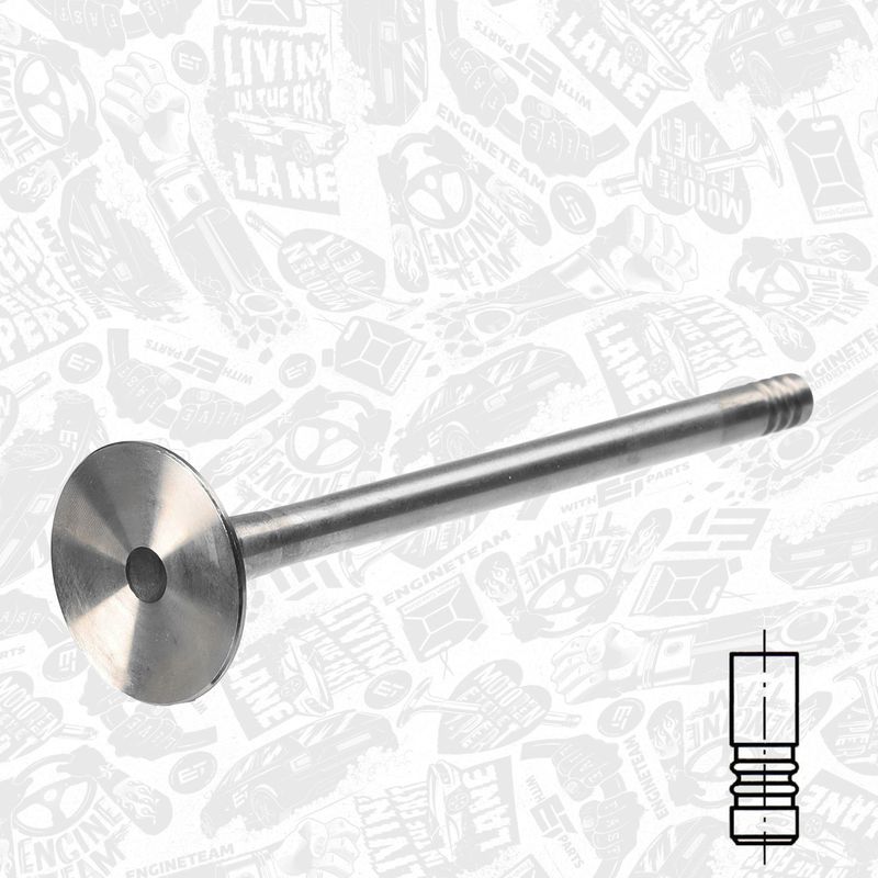 Product Image - Uitlaatklep - VE0077 - ET ENGINETEAM
