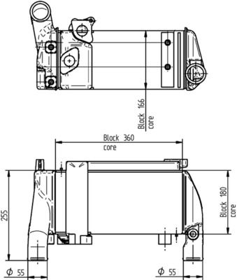 MAHLE CLC 147 000P Oil Cooler, retarder