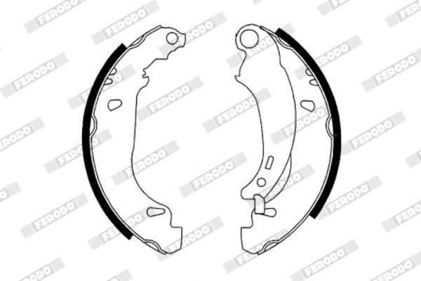 FERODO FSB576 Brake Shoe Set