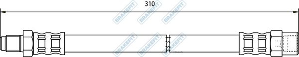 APEC Brake Hose BHO4023