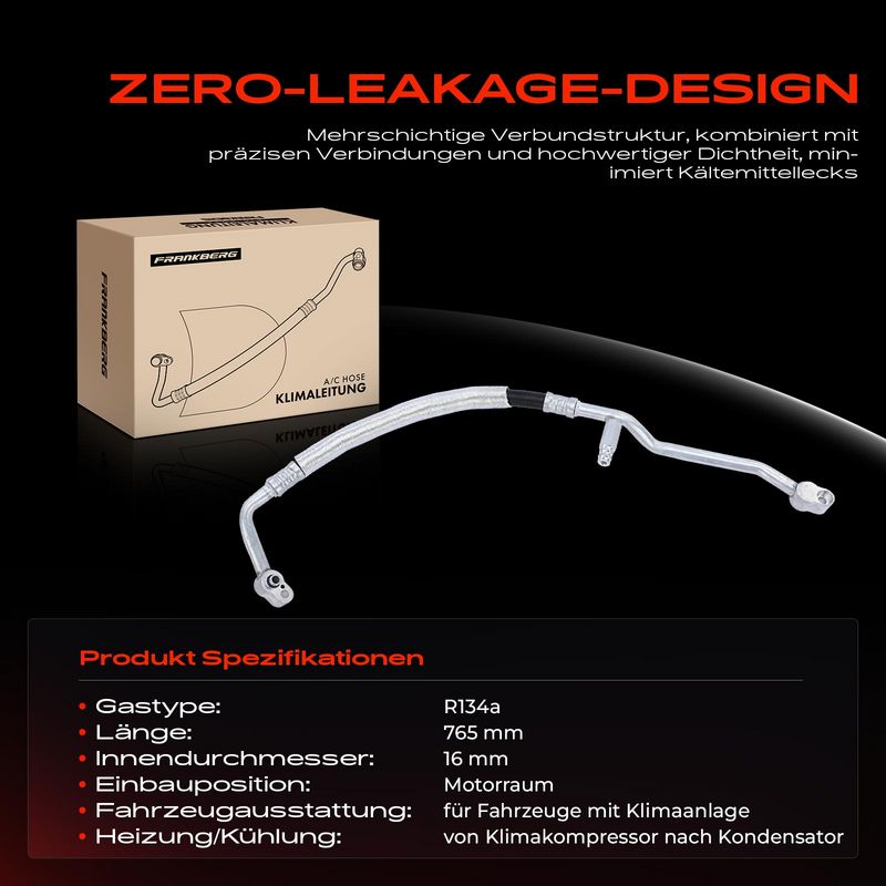 Frankberg 5481FB0025291 High/Low-pressure Line, air conditioning